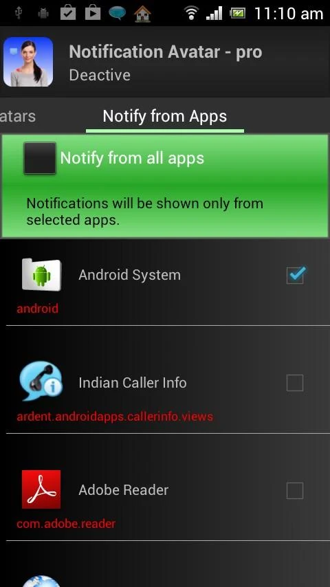 Talking Notification Girl -Pro - screenshot