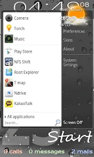 Start menu for Android - screenshot thumbnail