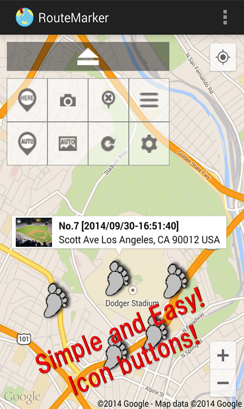 Route Marker Screen 1