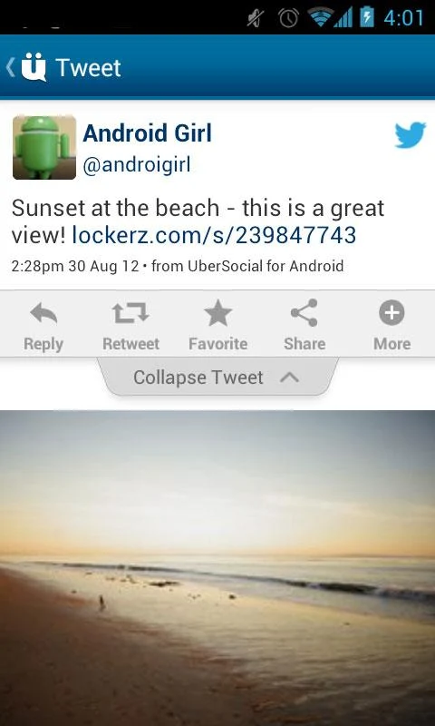   UberSocial for Twitter- tangkapan layar 