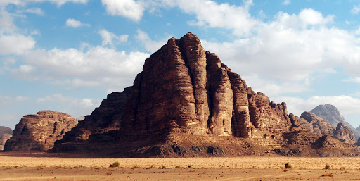 Take a cruise to reach Jordan's Seven Pillars of Wisdom at  Wadi Rum, which Sir Lawrence of Lawrence of Arabia fame helped make famous. It's listed on UNESCO's World Heritage Register.