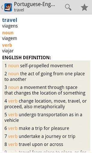 【免費書籍App】Portuguese<>English Dictionary-APP點子
