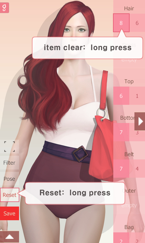 Hello Avatar - Dress Up Screen 2