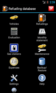 Refueling database