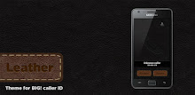Leather Theme - BIG! caller ID APK