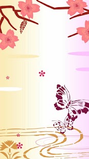 Cherry blossom and Butterfly Screenshots 1