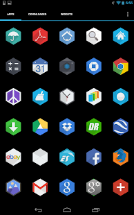 Flatty - A Flat Hex Icon Pack - screenshot thumbnail