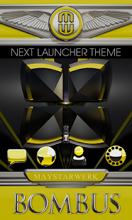 Next Launcher Theme Bombus - náhled