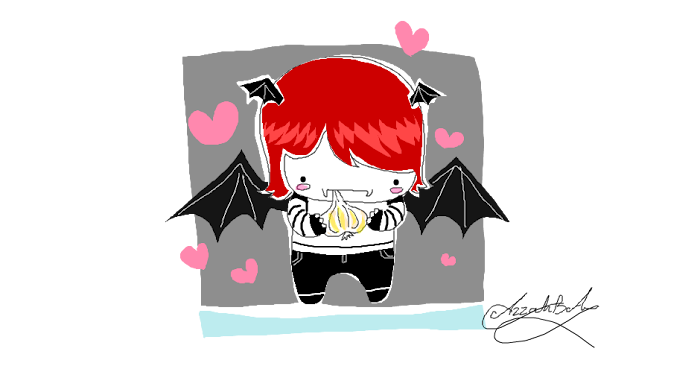 the vampire that loves garlic