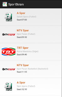 Lastest Tv Spor Ekranı APK