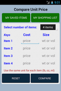 Unit Price Calculator screenshot 3