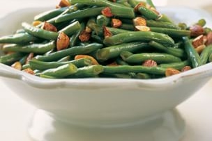 Stir-Fried Green Beans with Tamari Almonds