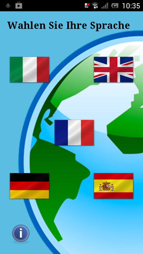 Android application Multilanguage Translator screenshort