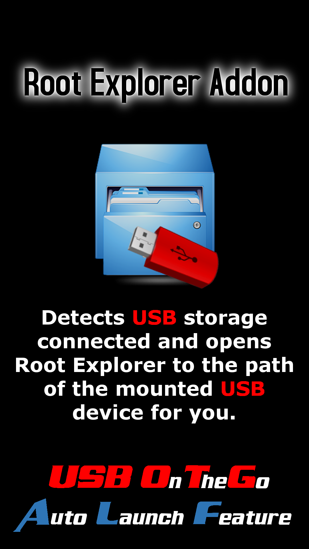 Android application Root Explorer USB Addon screenshort