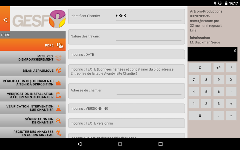GESFY Screen 2