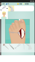 Foot Surgery Game poster 3
