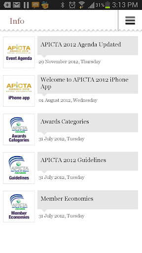 APICTA Awards 2012