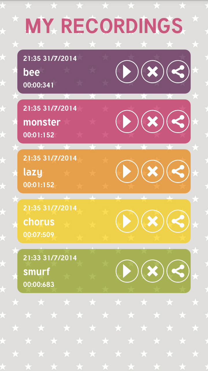 Voice Changer Screen 3