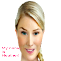 avatar Heather talks to you logo