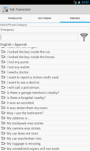 Free Yak English/Spanish Translator APK for Android