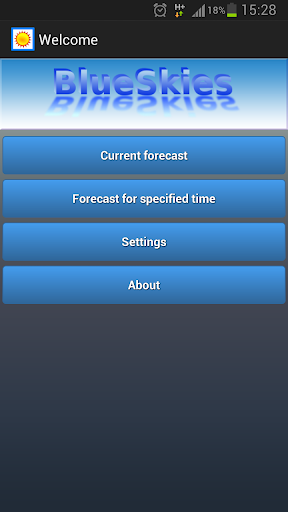 BlueSkies Weather Forecast