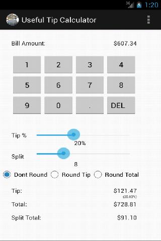 Useful Tip Calculator