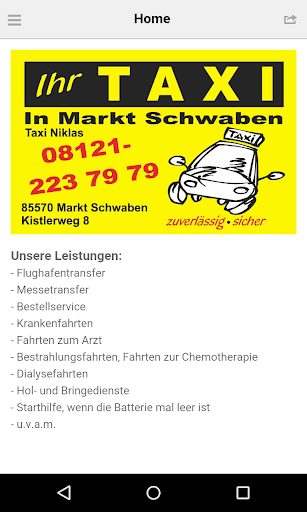 Taxi Markt Schwaben