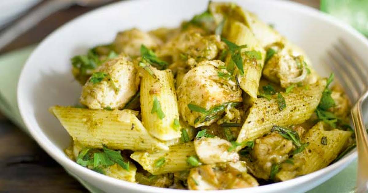 10 Best Pesto Creme Fraiche Pasta Recipes Yummly