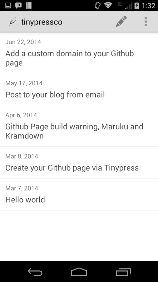    TinyPress- screenshot  