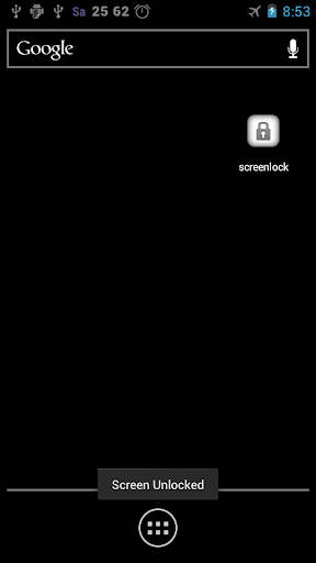 Switching screen lock