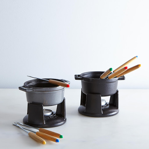 Staub Mini Chocolate Fondue Set