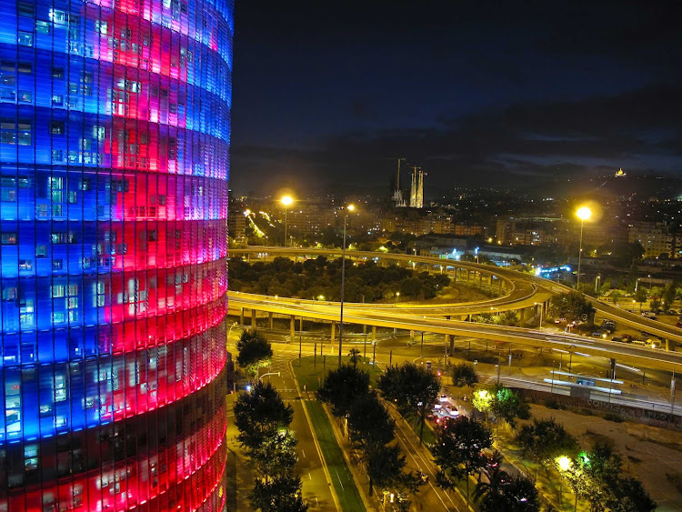 A look at the 38-floor office tower Torre Agbar in Barcelona, Spain. The building is a modern architectural inspiration that has become a symbol of Barcelona itself.