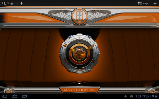 【免費個人化App】Clock Widget Orange Diamond-APP點子