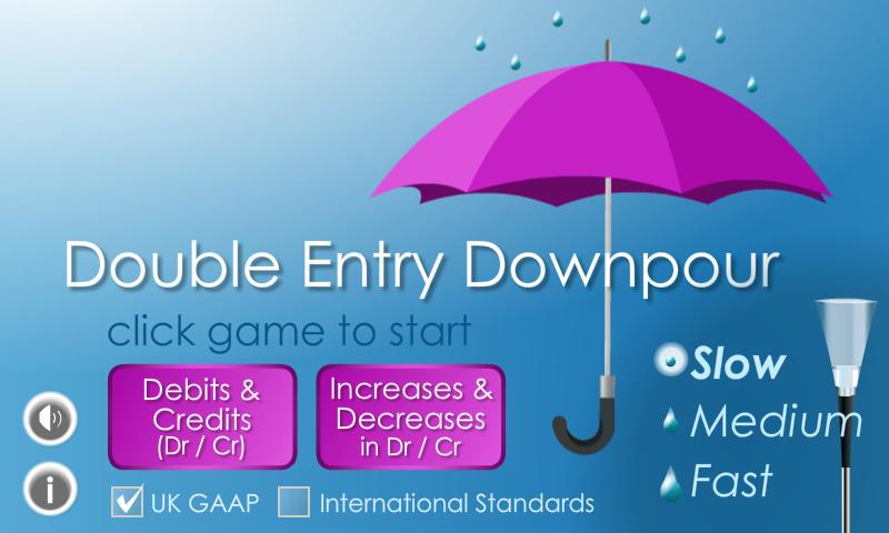 Android application Double Entry Downpour screenshort