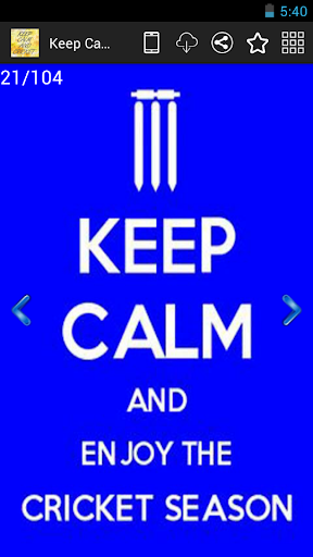 Keep Calm And Cricket