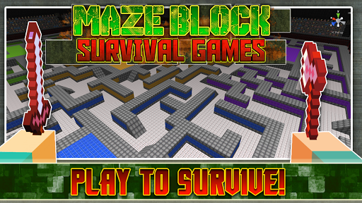 Maze Block survival games