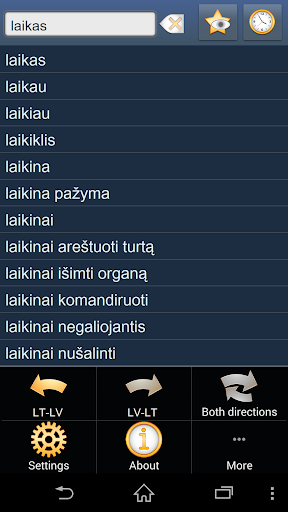 Lithuanian Latvian dictionary