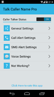  Talk Caller Name PRO- screenshot thumbnail  