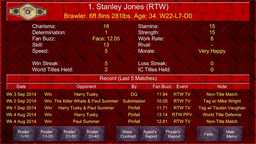 Shoot Pro Wrestling Game Screen 2