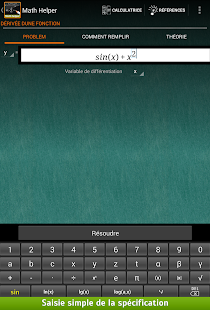 Math Helper: Algèbre et Calcul - screenshot thumbnail