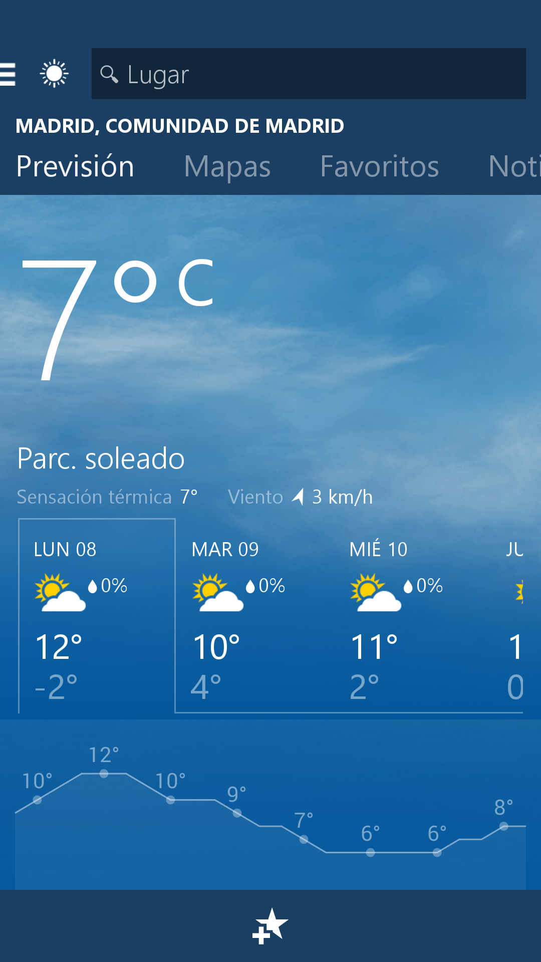 Android application MSN Weather - Forecast & Maps screenshort