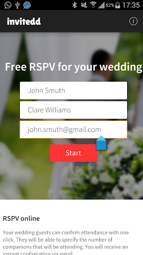 Invitedd RSVP Wedding Planner