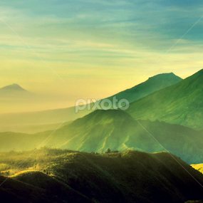 sindoro-sumbing by Fora Ginanjar Katamsi - Landscapes Mountains & Hills