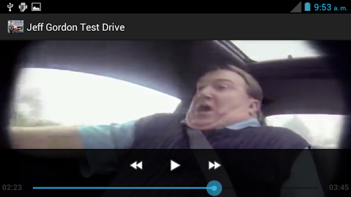 Jeff Gordon Test Drive