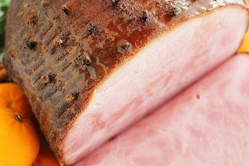Maple-Bourbon Glazed Ham