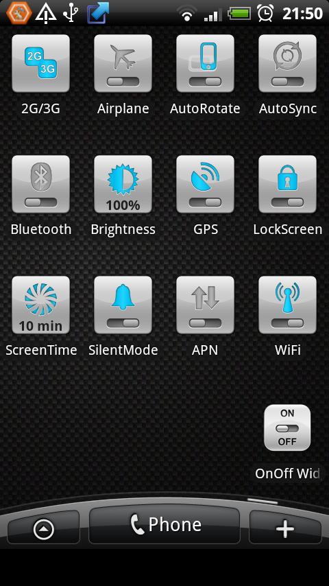 OnOff Widgets Pack Screen 3