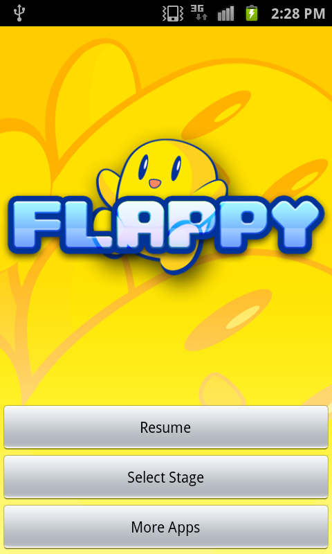 Android application FLAPPY 100 Vol.2 screenshort