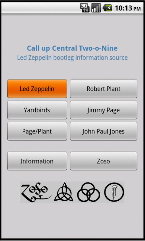 Led Zeppelin Bootlegs Screen 1