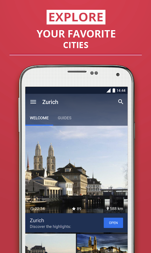 Android application Zurich Premium Guide screenshort