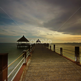 wait rain by Arik S. Mintorogo - Buildings & Architecture Bridges & Suspended Structures
